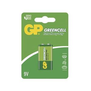 Baterie 6F22 9 V, GP Greencell