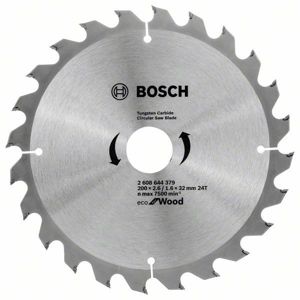 Kotouč pilový Bosch Eco for Wood 200×32×2,6 mm 24 z.