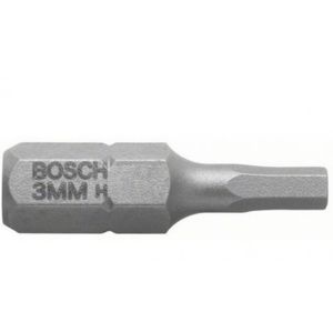 Bit šroubovací Bosch Extra-Hart HEX4 25 mm 3 ks