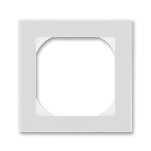 Rámeček jednonásobný s otvorem 55×55 Levit šedá / bílá