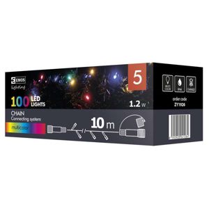 Vánoční řetěz LED standard spojovací, 10m, multicolor