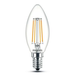 Žárovka LED Lustre E27 4,3W, 2700K