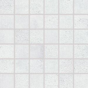 Mozaika Rako Cemento 5×5 cm (set 30×30 cm) světle šedá DDM06660