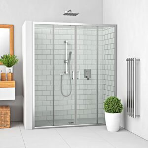 Dveře sprchové Roth LLD4 1 500 mm brillant/transparent