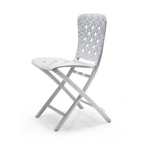 Židle ZAG SPRING skládací polypropylen fg bianco