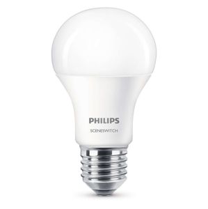 Philips LED SceneSwitch E27 9,5 W přepínatelná teplá/neutrální bílá