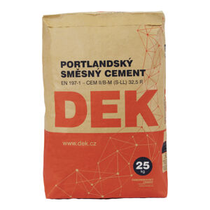 Cement portlandský směsný Českomoravský cement CEM II/B-M(V-LL) 32,5 R 25 kg