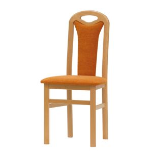 Židle BERTA bílá lima arancio
