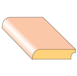 Lišta podlahová P4 smrk nastavený 35×9×2000 mm, 25 ks/bal