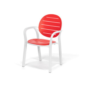 Polypropylenová židle MOLLY červená