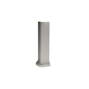 Roh vnější pro sokl s požlábkem Rako Color Two 3×20 cm šedá matná GSERI110