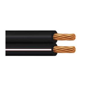 Kabel flexibilní CYH V03VH-H 2×1,5 metráž černá, bílá