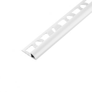 Lišta PVC ukončovací s přep. 7 mm/2,5 m bílá
