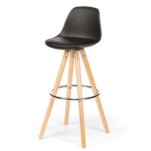 Barová židle LS-1107-4L černá