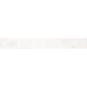 Listela Rako Extra 4,8×40 cm bílošedá WLAMH722