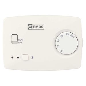 Termostat pokojový EMOS T3, drátový, manuální