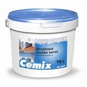Akrylátový fasádní nátěr Cemix minerálních podkladů, bílý, 24kg
