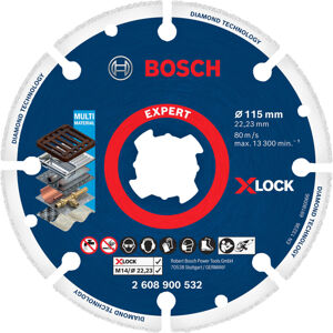 Kotouč řezný DIA Bosch Expert Metal X-LOCK 115×22,23 mm
