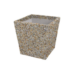 Květináč betonový DITON VINCI III vymývaný dunaj 4-8 400×400×800 mm