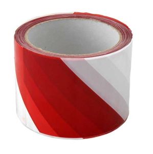Páska výstražná 70 mm/100m červeno-bílá