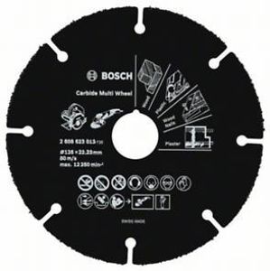 Kotouč řezný karbonový Bosch Carbide Multi Wheel 125×22,23×1 mm