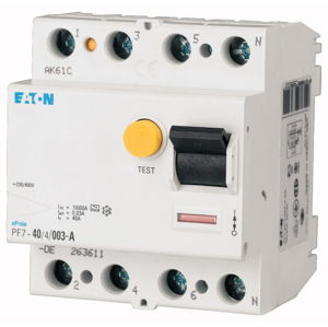 Chránič proudový Eaton PF7-63/4/003 AC